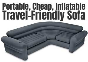 Inflatable Sectional Sofa - Portable, Cheap, Inflatable and Travel-Friendly