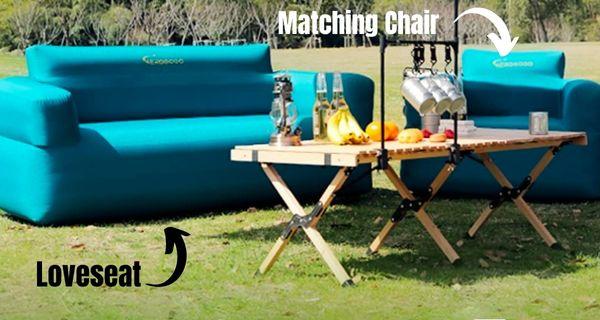 Inflatable Camping Sofa and Chair Set