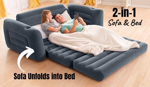 Intex 2-in-1 Fold Out Inflatable Sofa Bed