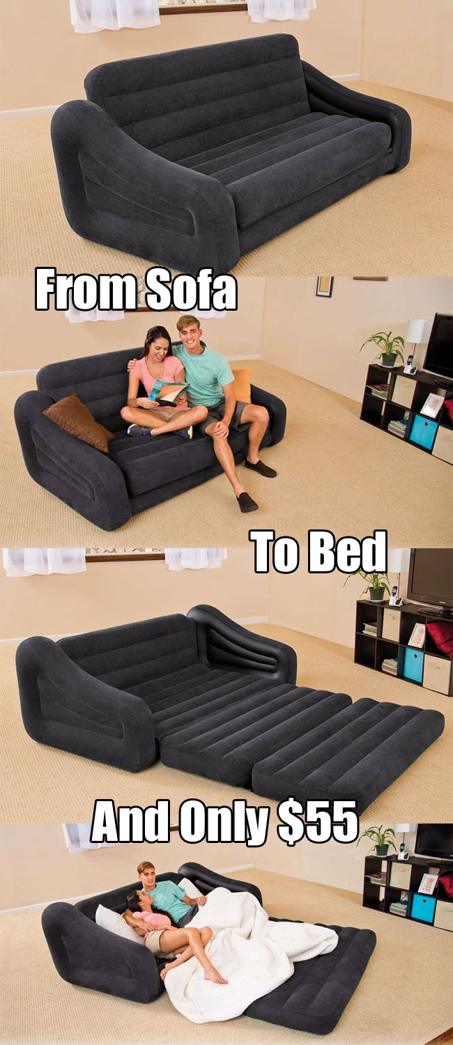 Intex Inflatable Couch & Pull-Out Sofa Bed