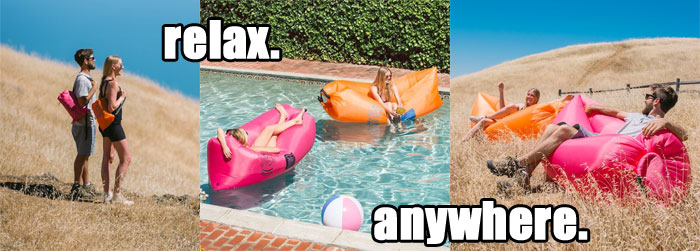 Relax Anywhere on an Inflatable Lounge