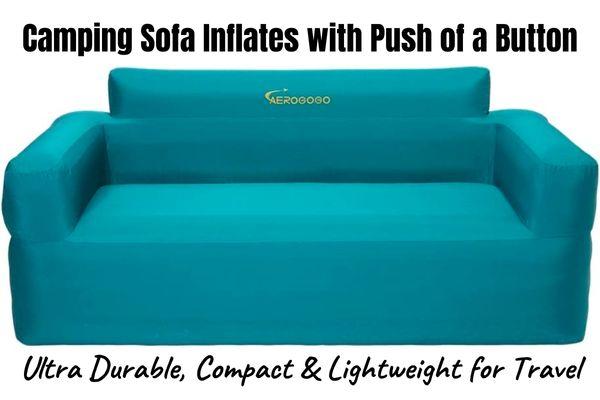 Self-Inflating Camping Sofa is Ultra Durable, Compact and Lightweight for Travel